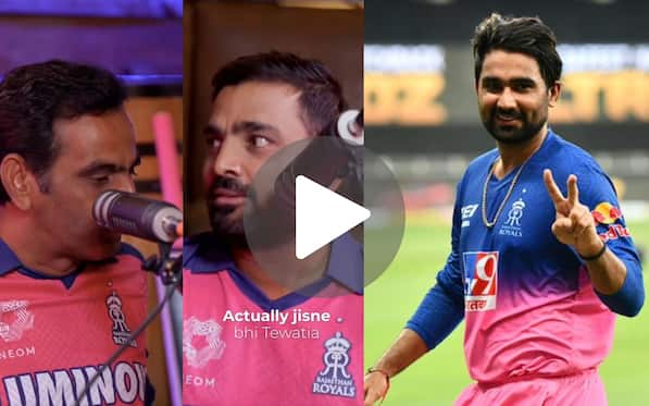 [Watch] RR's Support Staff Reveals Backroom Talks Before Rahul Tewatia's IPL 2020 Blitz